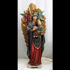 59" Our Lady of Perpetual Help 2pc. Plaster Statue SKU C976-070